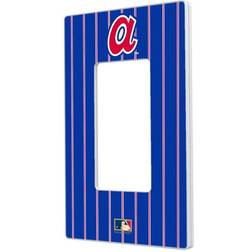 Strategic Printing Atlanta Braves 1972-1980 Cooperstown Pinstripe Single Rocker Light Switch Plate