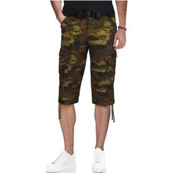 XRay Belted Cargo Shorts - Brown Camo