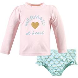 Hudson Baby Swim Rashguard Set - Mermaid At Heart (10325147)