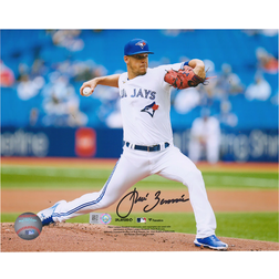 Fanatics Toronto Blue Jays Jose Berrios Autographed Pitching Photograph