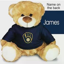 Chad & Jake Milwaukee Brewers Team Personalized Plush Bear