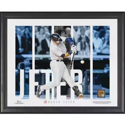 Fanatics New York Yankees Derek Jeter Framed Player Panel Collage W Capsule