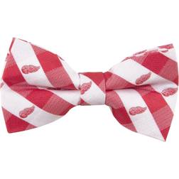 Eagles Wings Wings Bow Check Tie - Red