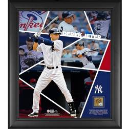 Fanatics New York Yankees Derek Jeter Framed Impact Collage W Capsule