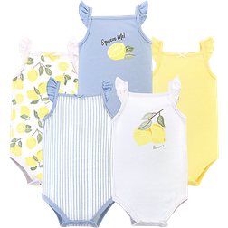 Hudson Sleeveless Bodysuits 5-pack - Lemon (10155874)