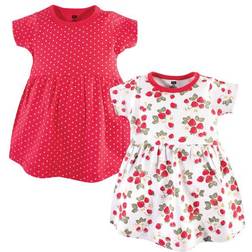 Hudson Baby Cotton Dress 2-pack - Strawberries (10153688)