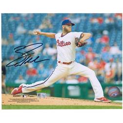 Fanatics Philadelphia Phillies Autographed Pitching Photograph Zack Wheeler