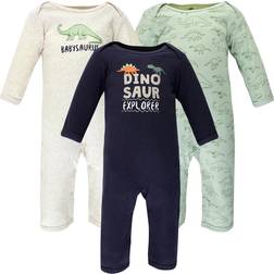 Hudson Baby Cotton Coveralls 3-pack - Dinosaur Explorer ( 10117317)