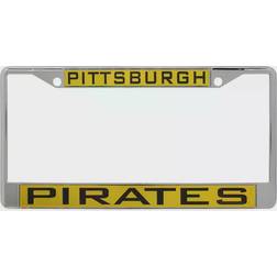 WinCraft Pittsburgh Pirates Laser Inlaid Metal License Plate Frame