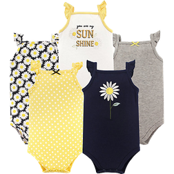 Hudson Sleeveless Bodysuits 5-pack - Daisy (10155333)