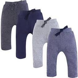 Touched By Nature Organic Cotton Pants 4-pack - Grey/Blue