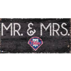 Fan Creations Philadelphia Phillies Personalized Mr. & Mrs. Sign