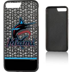 Strategic Printing Miami Marlins iPhone 7 Plus/8 Plus Stripe Bump Case