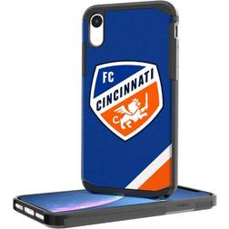 Strategic Printing FC Cincinnati iPhone XR Diagonal Stripe Rugged Case