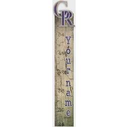Fan Creations Colorado Rockies Personalized Growth Chart Sign Board