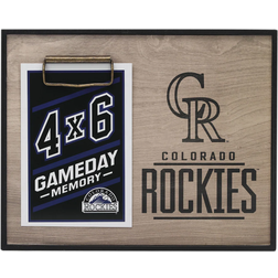 Open Road Brands Colorado Rockies Team Photo Clip Wood Frame