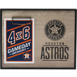 Open Road Brands Houston Astros Team Photo Clip Wood Frame