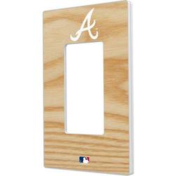 Strategic Printing Atlanta Braves Bat Design Single Rocker Light Switch Plate