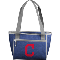 Logo Brands Cleveland Indians Crosshatch 16 Can Cooler Tote