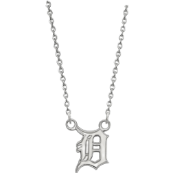 LogoArt Detroit Tigers Small Pendand Necklace - Silver