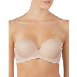 On Gossamer Beautifully Basic Strapless Bra - Beige