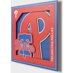 YouTheFan Philadelphia Phillies 3D Logo Wall Art