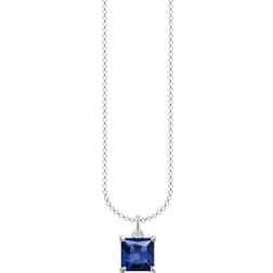 Thomas Sabo Charm Club Delicate Necklace - Silver/Blue