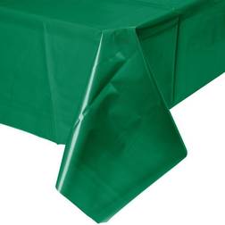Amscan 54 x 108 Green Plastic Tablecover 12/Pack (77015.03)