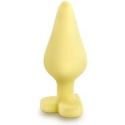 Blush Novelties Naughty Candy Heart Spank Me Yellow in stock