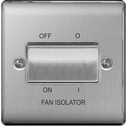 BigBuy Home Steel 10ax Plate Switch Fan Isolater 3pole