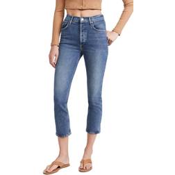 Agolde Riley High Rise Straight Crop Jeans - Transfer