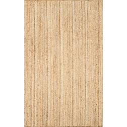 Nuloom Hand Woven Rigo Jute Area Rug Brown 22.86x30.48cm