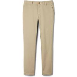 French Toast Girl's Straight Leg Twill Pant - Khaki