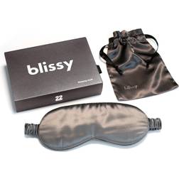 Blissy Pure Silk Sleep Mask Bedding Gray