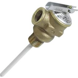 Camco T & P Valve 1/2" Valve with 4" Probe