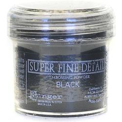 Ranger Embossing Powders super fine black 0.56 oz. jar