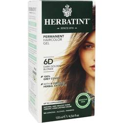 Herbatint Permanent Haircolor Gel 6D Dark Golden Blonde 135ml