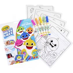 Crayola Color Wonder Mess Free Baby Shark's Big Show Coloring Pages & Markers