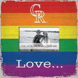 Fan Creations Colorado Rockies Love Pride Frame