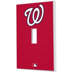 Strategic Printing Washington Nationals Solid Single Toggle Light Switch Plate