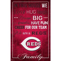 Fan Creations Cincinnati Reds In This House Sign