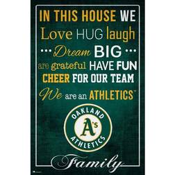 Fan Creations Oakland Athletics In This House Sign