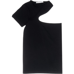 Helmut Lang Cropped Cutout Top - Black