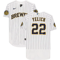 Fanatics Milwaukee Brewers Christian Yelich Autographed Nike Authentic Jersey 22. Sr