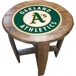 Imperial Oakland Athletics Oak Barrel Table