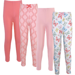 Touched By Nature Organic Cotton Leggings 4-pack - Butterflies