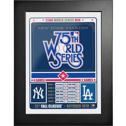 Mustang New York Yankees 1978 World Series Champions Fall Classic Framed Photo