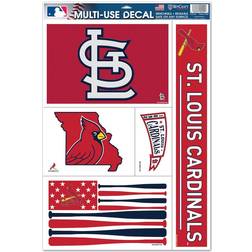 WinCraft St. Louis Cardinals Multi Use Team Decal Sheet