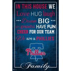 Fan Creations Philadelphia Phillies In This House Sign