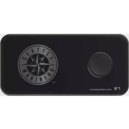 Fan Brander Seattle Mariners 3-in-1 Glass Wireless Charge Pad